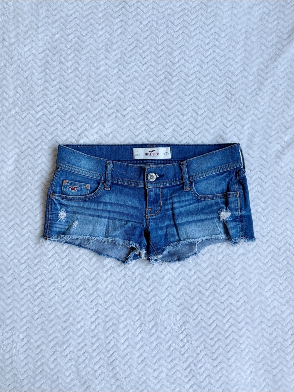 Vintage 2000s Hollister Super Low Rise Mini Shorts